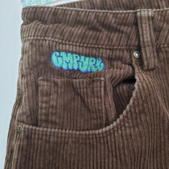 Empyre Tori Pants Women size 5 Brown Corduroy Baggy Streetwear 90s Y2K Skate - Picture 5 of 14